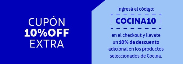 Cupón 10 extra COCINA10